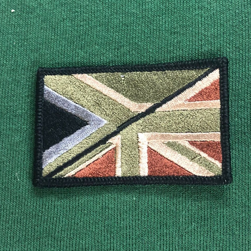 South Africa / Union Flag Embroidered Badge - Subdued
