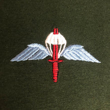 Load image into Gallery viewer, Parachute Wings with Commando Dagger - Embroidered - Choose your Garment
