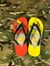 Load image into Gallery viewer, Printed Flip Flops -  1st Battalion Royal Anglian The Vikings
