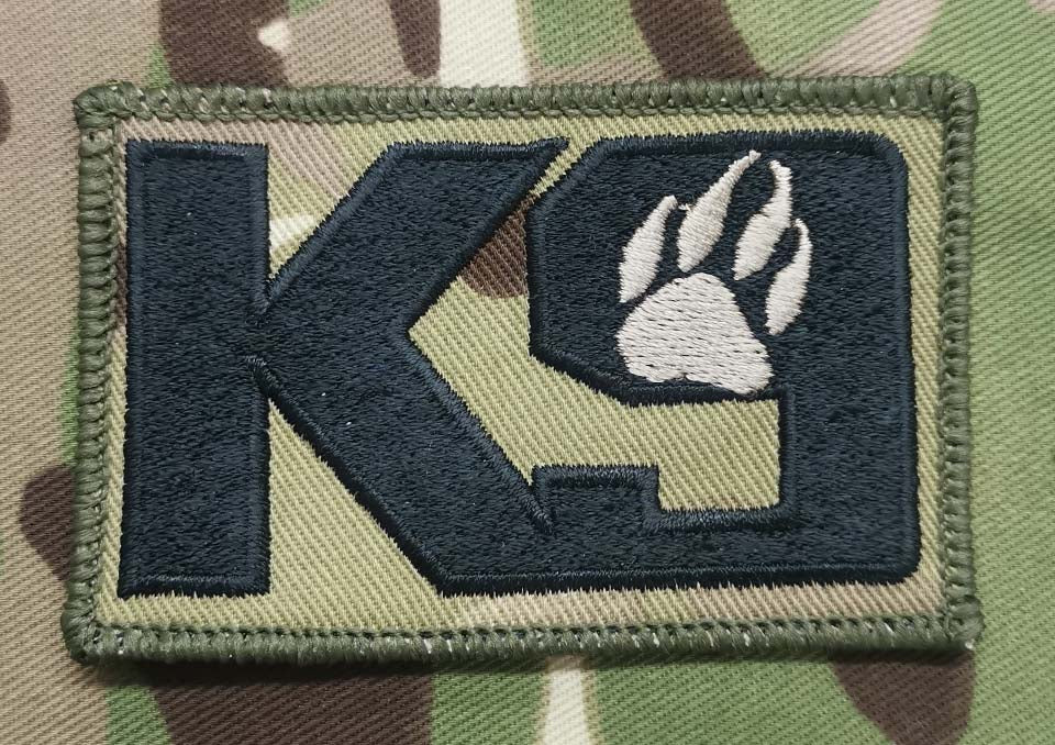 Embroidered Army K9 Patch