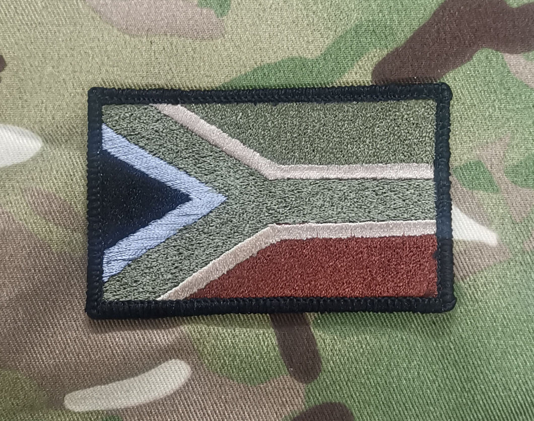 Subdued Tactical South Africa Embroidered Badge / Patch
