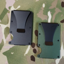 Load image into Gallery viewer, Credit Card Holder / RFID Blocking Slim Wallet and Money Clip, Front Pocket Wallets for Men - Minimalist Futuristic Design - add customisation for free