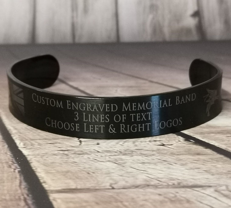 Memorial Bracelet (Customize) Honor / KIA Bracelet / Remembrance / Loss of Child / Loss / Memoriam / Military -Custom Engraving