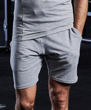 Load image into Gallery viewer, Embroidered unisex jersey jog shorts
