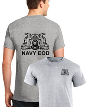 Load image into Gallery viewer, Double Printed T-Shirt Navy EOD Bomb Disposal Diver