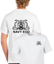 Load image into Gallery viewer, Double Printed T-Shirt Navy EOD Bomb Disposal Diver
