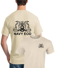 Load image into Gallery viewer, Double Printed T-Shirt Navy EOD Bomb Disposal Diver