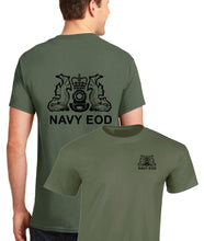 Load image into Gallery viewer, Double Printed T-Shirt Navy EOD Bomb Disposal Diver