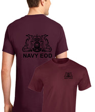 Load image into Gallery viewer, Double Printed T-Shirt Navy EOD Bomb Disposal Diver
