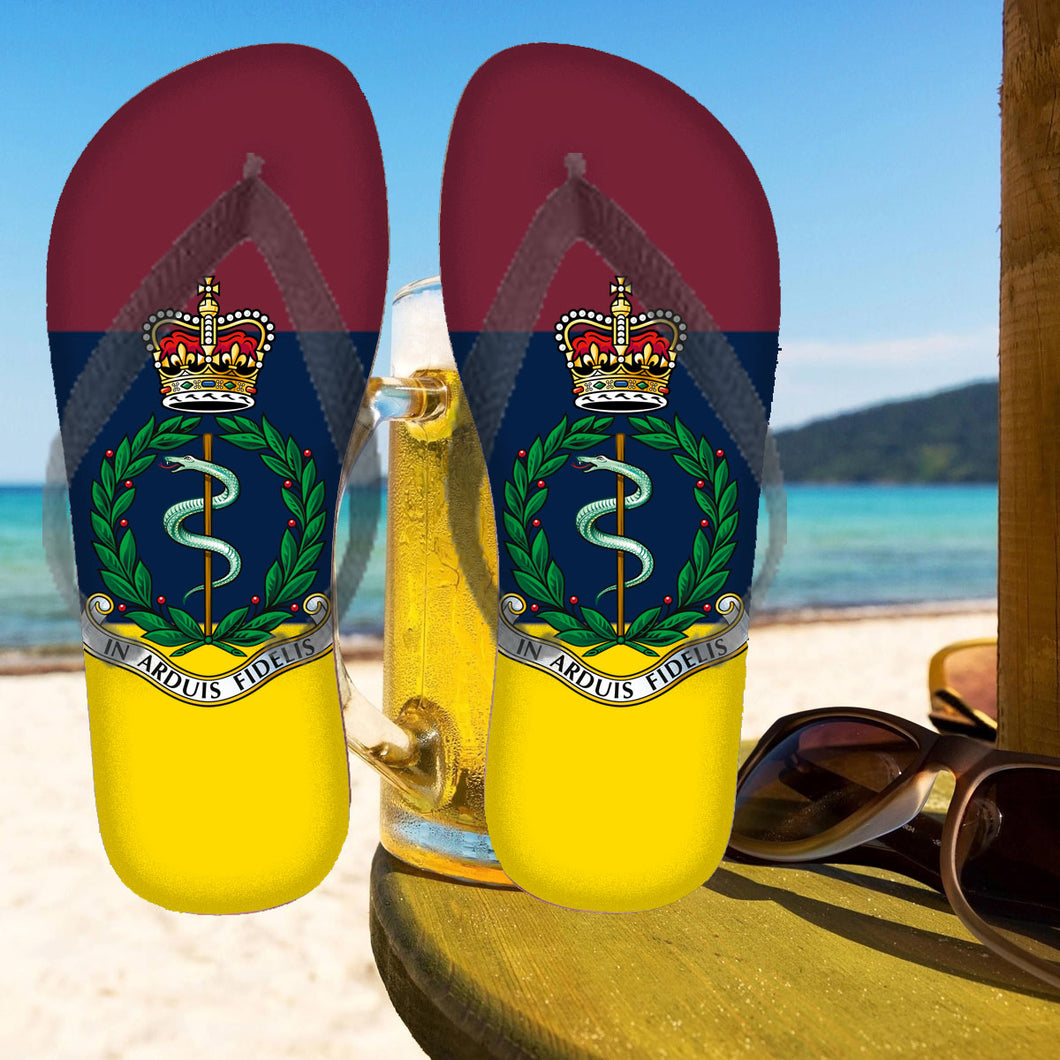 Printed Flip Flops - RAMC Royal Army Medical Corps