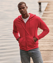 Load image into Gallery viewer, Embroidered - Premium zip up hooded sweatshirt (hoodie)
