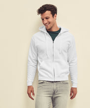 Load image into Gallery viewer, Embroidered - Premium zip up hooded sweatshirt (hoodie)
