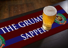 Load image into Gallery viewer, Printed Design Mat / Bar Runner - The Grumpy Sapper (Royal Engineers RE)
