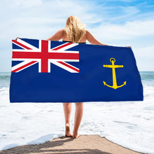 Load image into Gallery viewer, Royal Fleet Auxiliary RFA Ensign - Fully Printed Towel - Choose your size
