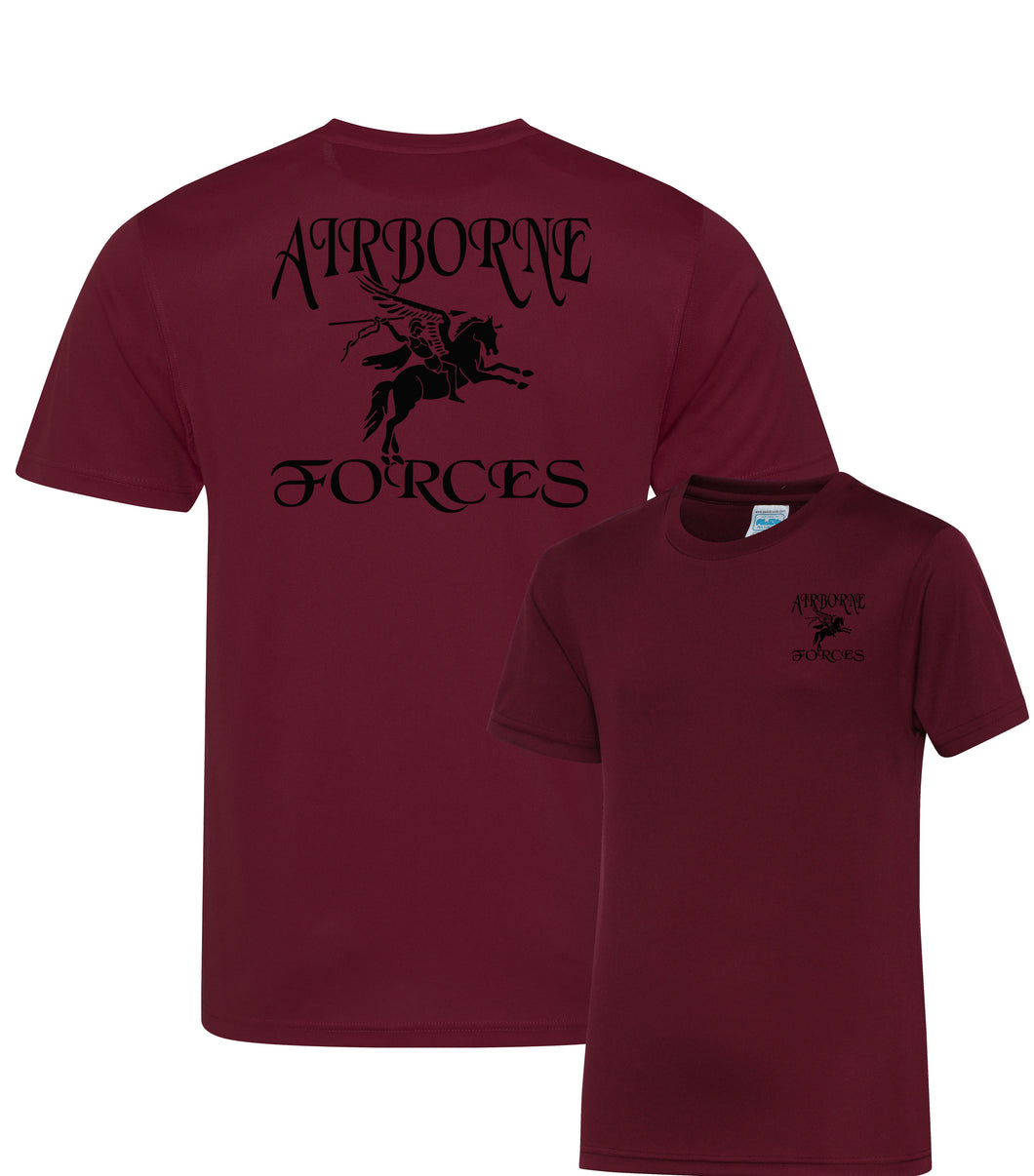 Airborne forces Paratrooper - Fully Printed Wicking Fabric T-shirt