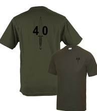 Load image into Gallery viewer, 40 Commando (Royal Marines) - Fully Printed Wicking Fabric T-shirt