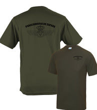Load image into Gallery viewer, (Spanish) Paracaidistas de España Airborne forces Paratrooper - Fully Printed Wicking Fabric T-shirt