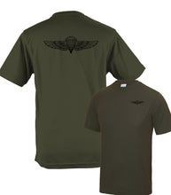 Load image into Gallery viewer, USA US Navy Wings Airborne forces Paratrooper - Fully Printed Wicking Fabric T-shirt
