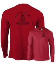 Load image into Gallery viewer, Double Printed Royal Artillery Long sleeve Wicking T-Shirt