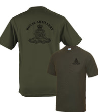 Load image into Gallery viewer, Double Printed Royal Artillery Wicking T-Shirt