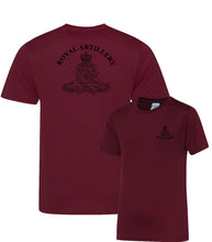 Load image into Gallery viewer, Double Printed Royal Artillery Wicking T-Shirt