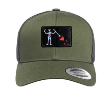 Load image into Gallery viewer, Velcro Patch Embroidered Flexfit Yupong Cap Blackbeard Flag Baseball Cap (Edward Teach)