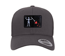 Load image into Gallery viewer, Embroidered Flexfit Yupong Cap Blackbeard Flag Baseball Cap (Edward Teach)