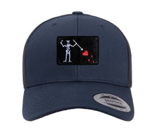 Load image into Gallery viewer, Velcro Patch Embroidered Flexfit Yupong Cap Blackbeard Flag Baseball Cap (Edward Teach)