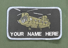 Load image into Gallery viewer, Bespoke Pilot / Crew Team Name Badge - AAC / RAF Helicopter Pilot Chinook