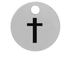 Engraved Faith Dog Tag Christian