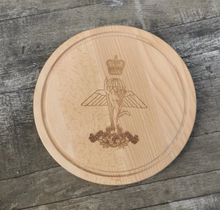 Load image into Gallery viewer, Carved / Engraved Chopping Board Wooden (Pizza board) - Round