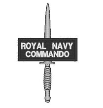 Load image into Gallery viewer, FCF Royal Navy Commando Dagger / Shoulder Title - Embroidered Design - Choose your Garment