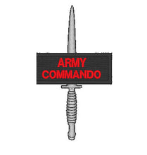Load image into Gallery viewer, FCF Army Commando Dagger / Shoulder Title - Embroidered Design - Choose your Garment