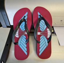 Load image into Gallery viewer, Printed Flip Flops - RTR Royal Tank Regiment
