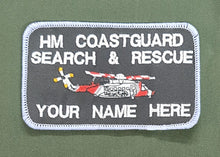 Load image into Gallery viewer, Bespoke Pilot / Crew Team Name Badge - HM Coastguard Search & Rescue (Sikorsky)
