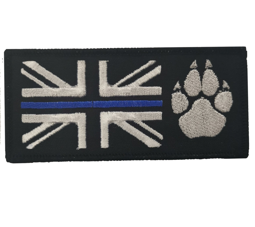 Police K9 Paw / Thin Blue Line patch