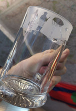 Load image into Gallery viewer, Airborne WW2 Arnhem silhouette Engraved Glass Pint Tankard 570ml