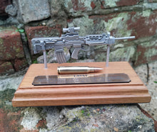 Load image into Gallery viewer, Pewter L85A1 SA80 A1 Rifle Desk / shelf Presentation piece