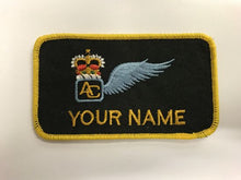 Load image into Gallery viewer, Bespoke Air / Ground Crew RAF AAC Name Badge AAC AC Brevet (Air Crew)