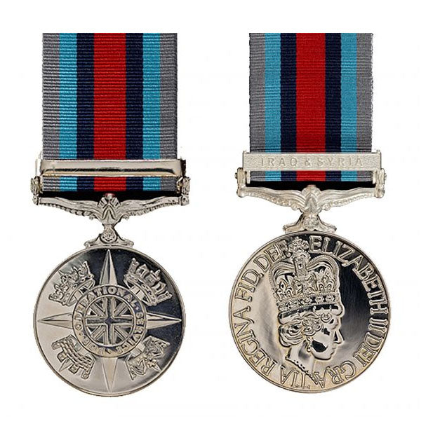 Official Miniature Op Shader Iraq / Syria Operational Service (OSM) Medal