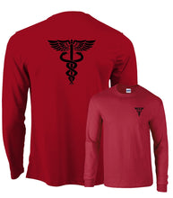 Load image into Gallery viewer, Double Printed Paramedic Long sleeve Wicking T-Shirt