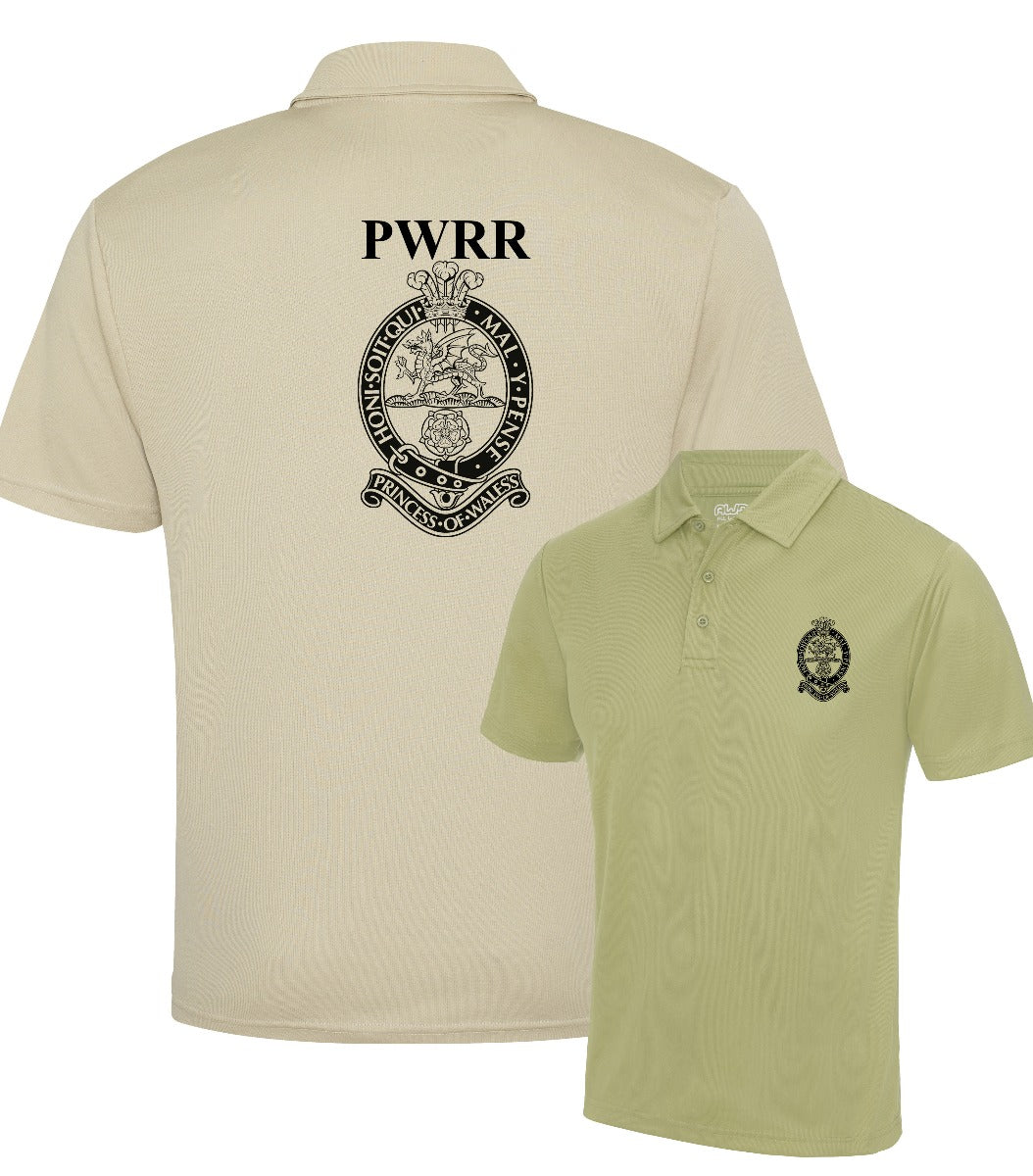 Double Printed Princess of Wales's Royal Regiment Wicking Polo Shirt