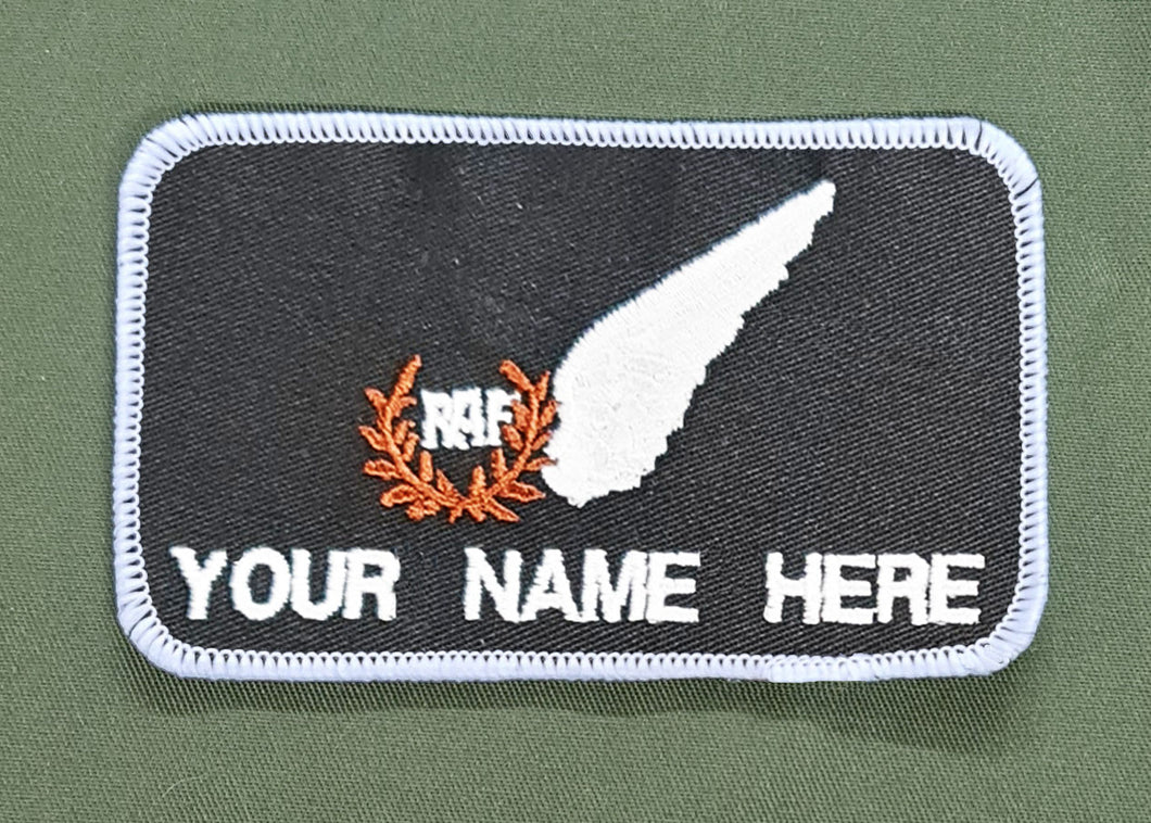 Bespoke Pilot / Crew Team Name Badge RAF Royal Air Force Airborne Specialist Brevet
