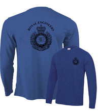 Load image into Gallery viewer, Double Printed Royal Engineers Long sleeve Wicking T-Shirt