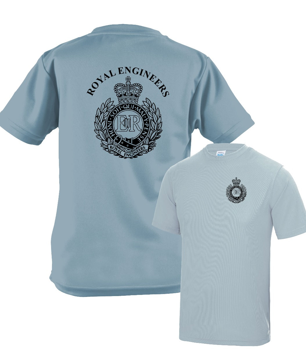 Double Printed Royal Engineers Wicking T-Shirt