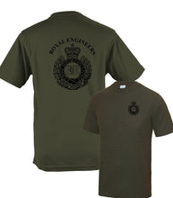 Load image into Gallery viewer, Double Printed Royal Engineers Wicking T-Shirt
