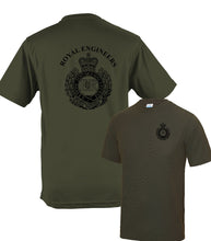 Load image into Gallery viewer, Double Printed Royal Engineers Wicking T-Shirt