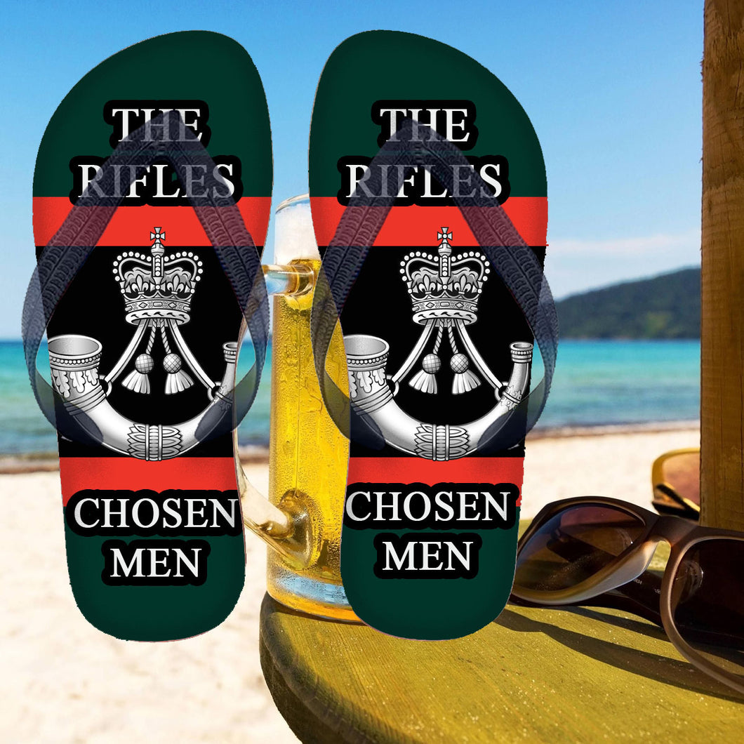 Printed Flip Flops - Rifles - Chosen Men