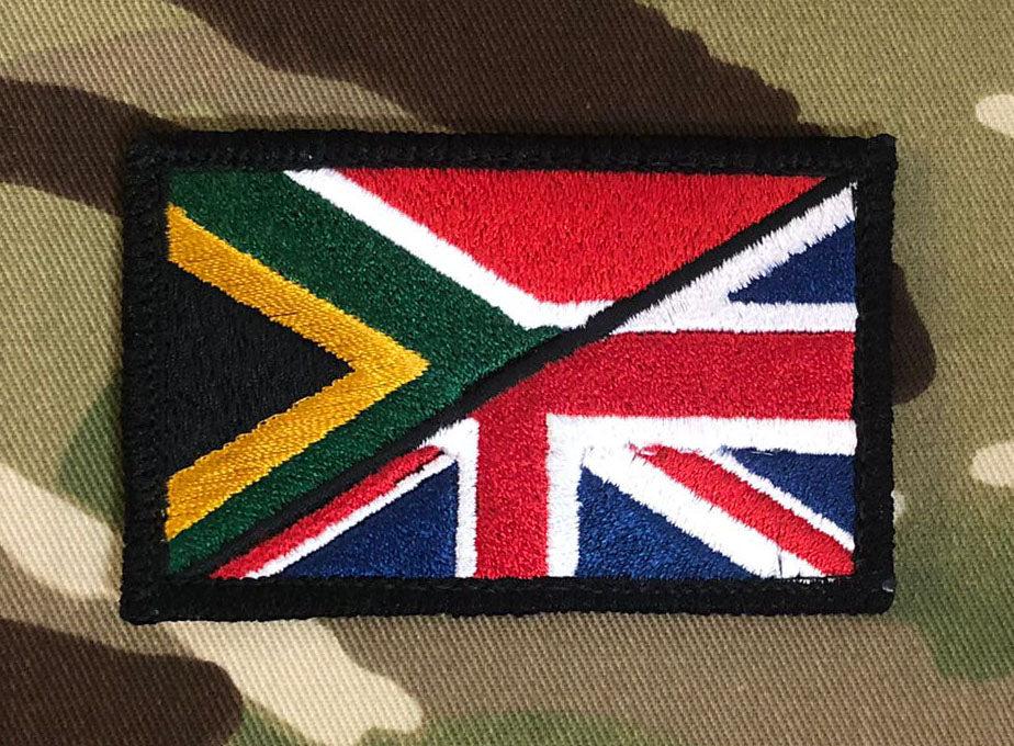 South Africa / Union Flag Embroidered Badge - Colour