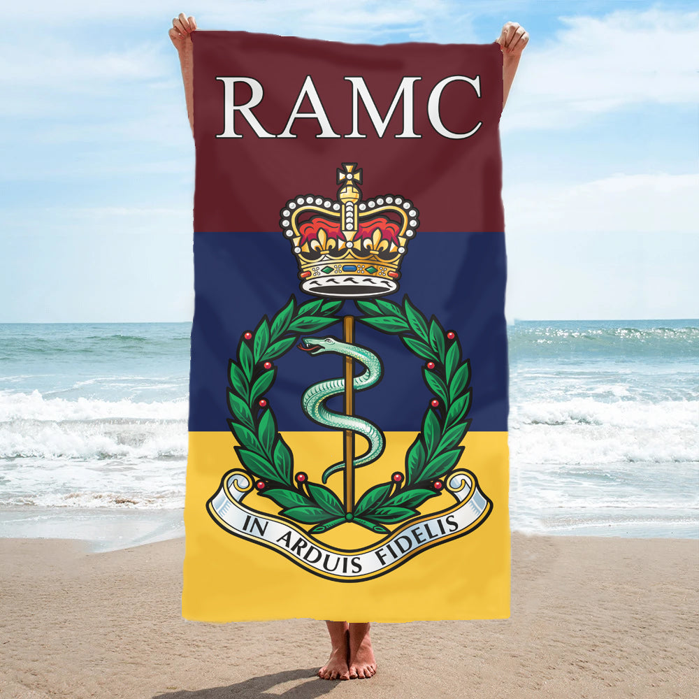 Fully Printed Royal Army Medical Corps (RAMC) Regimental Towel